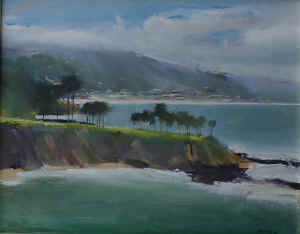 cresent bay,laguna beach oil on panel 16x20.jpg (187065 bytes)