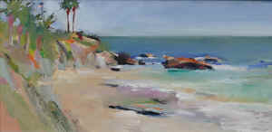 heisler palms, laguna beach oil on panel 12x24.jpg (204744 bytes)